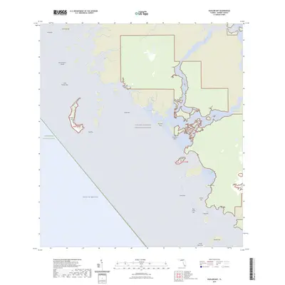 2024 Map of Pavilion Key, 2024 Print