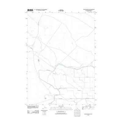 2012 Map of Pavillion Butte, 2012 Print