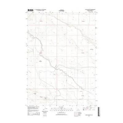 2015 Map of Pavillion Butte, 2015 Print