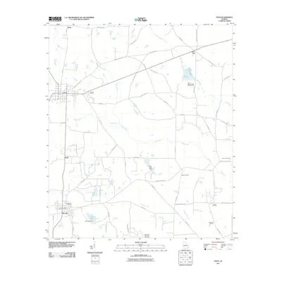 2011 Map of Pavo, 2011 Print