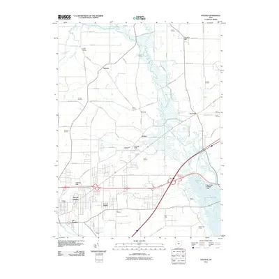 2010 Map of Pavonia, 2010 Print