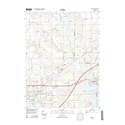 2013 Map of Pavonia, 2013 Print