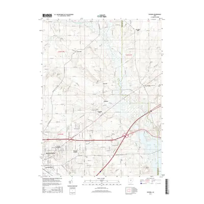 2016 Map of Pavonia, 2016 Print