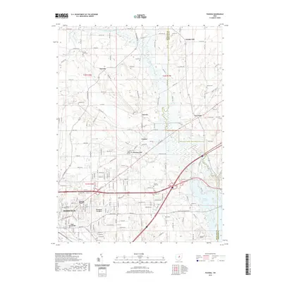 2019 Map of Pavonia, 2019 Print