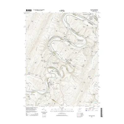 2014 Map of Paw Paw, 2014 Print