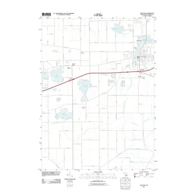 2011 Map of Paw Paw, 2011 Print