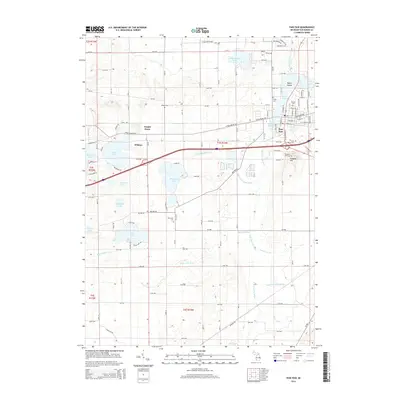 2014 Map of Paw Paw, 2014 Print