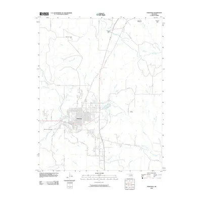 2009 Map of Pawhuska, 2009 Print