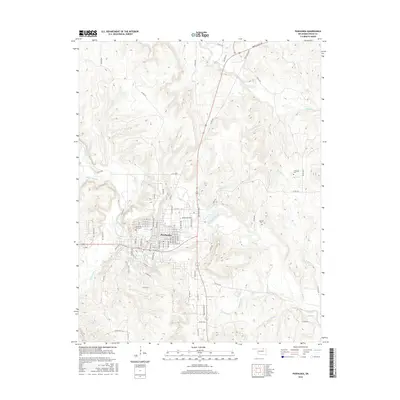 2016 Map of Pawhuska, 2016 Print