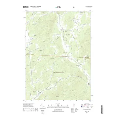 2018 Map of Pawlet, 2018 Print