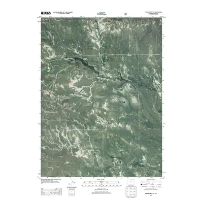 2013 Map of Pawnee Buttes, 2013 Print