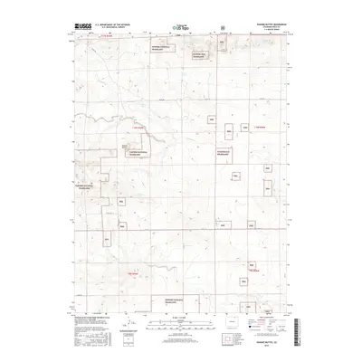 2016 Map of Pawnee Buttes, 2016 Print