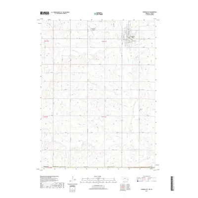 2017 Map of Pawnee City, 2017 Print