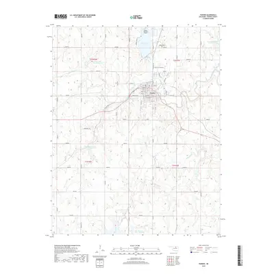 2018 Map of Pawnee, 2018 Print