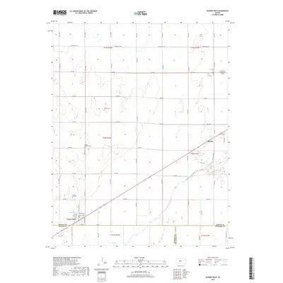 2018 Map of Pawnee Rock, 2018 Print