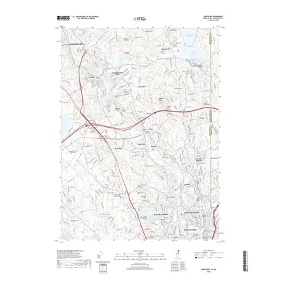 2018 Map of Pawtucket, 2018 Print