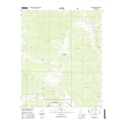 2017 Map of Paxton Springs, 2017 Print