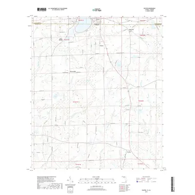 2018 Map of Paxton, 2018 Print