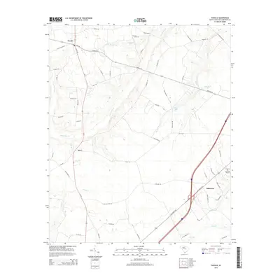 2014 Map of Paxville, 2014 Print