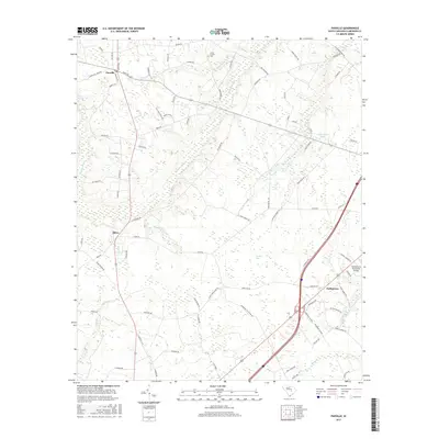 2017 Map of Paxville, 2017 Print