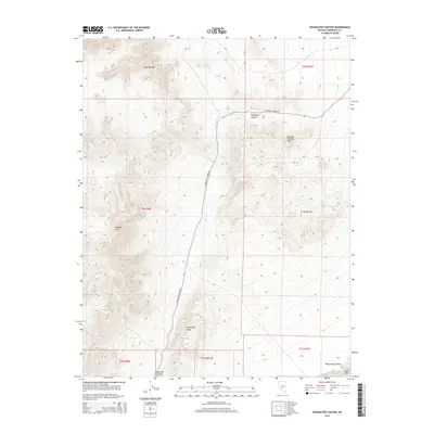2014 Map of Paymaster Canyon, 2014 Print