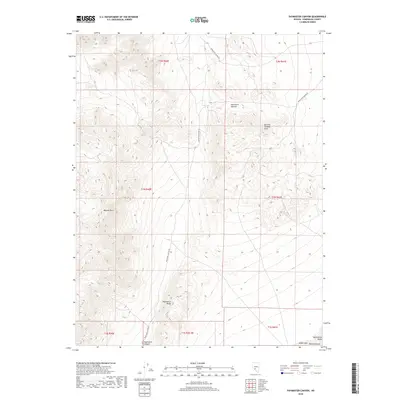 2018 Map of Paymaster Canyon, 2018 Print