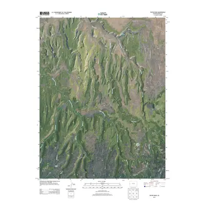 2013 Map of Payne Wash, 2013 Print