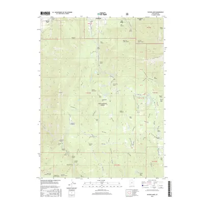 2017 Map of Payson Lakes, 2017 Print