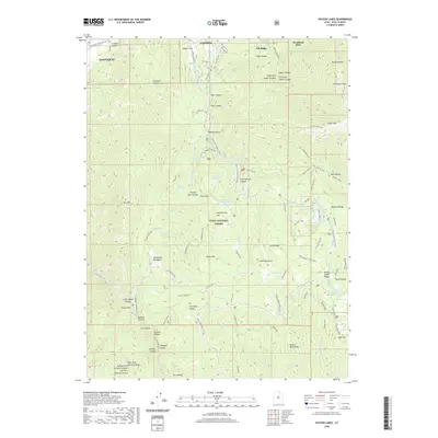 2020 Map of Payson Lakes, 2020 Print