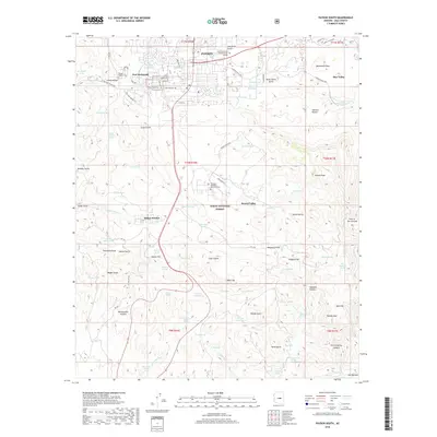 2018 Map of Payson South, 2018 Print
