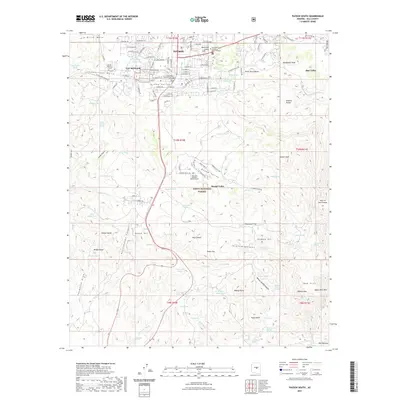 2021 Map of Payson South, 2021 Print