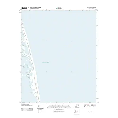 2011 Map of Pea Island, 2011 Print