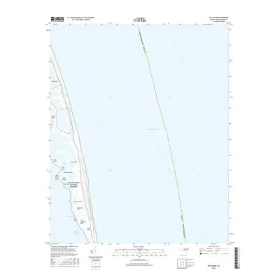 2016 Map of Pea Island, 2016 Print