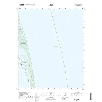 2019 Map of Pea Island, 2019 Print