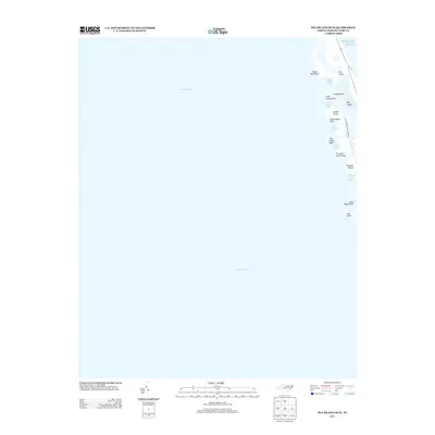 2013 Map of Pea Island OE W, 2013 Print