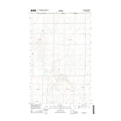 2014 Map of Pea Lake, 2014 Print