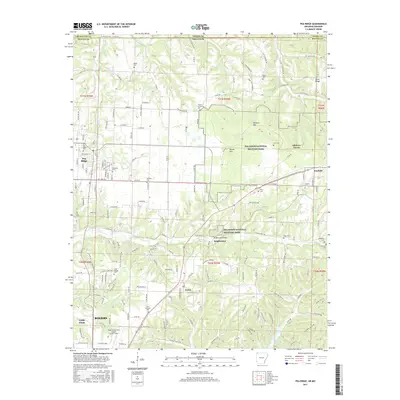 2017 Map of Pea Ridge, 2017 Print