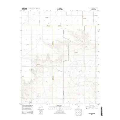 2013 Map of Peach Canyon, 2013 Print