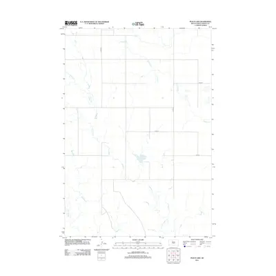 2012 Map of Peach Lake, 2012 Print