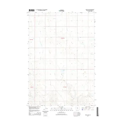 2015 Map of Peach Lake, 2015 Print