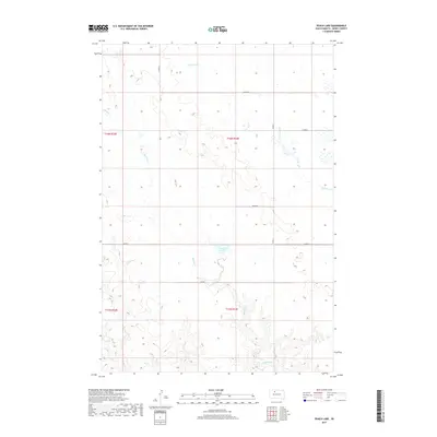 2017 Map of Peach Lake, 2017 Print