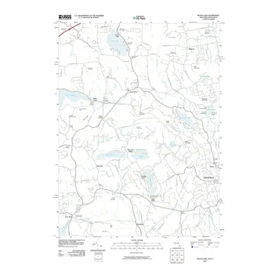 2010 Map of Peach Lake, 2010 Print