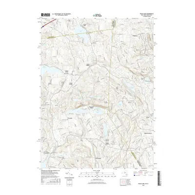2016 Map of Peach Lake, 2016 Print