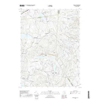 2019 Map of Peach Lake, 2019 Print