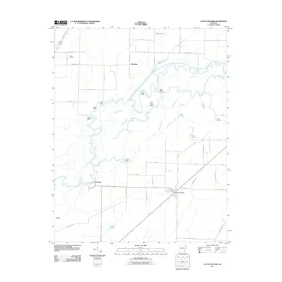 2011 Map of Peach Orchard, 2011 Print