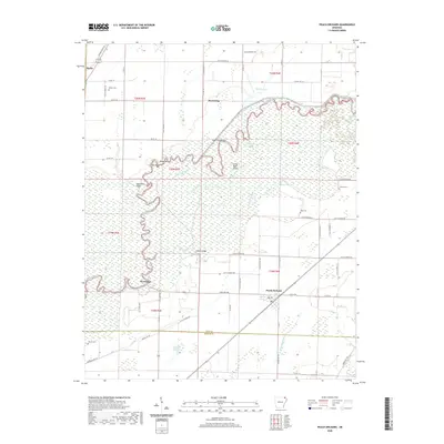 2020 Map of Peach Orchard, 2020 Print