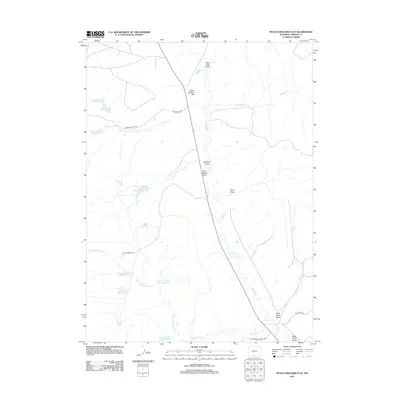 2012 Map of Peach Orchard Flat, 2012 Print