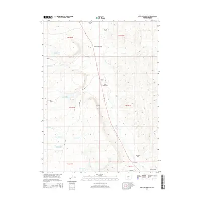 2015 Map of Peach Orchard Flat, 2015 Print