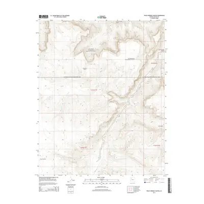 2014 Map of Peach Springs Canyon, 2014 Print