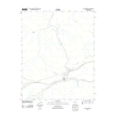 2011 Map of Peach Springs, 2011 Print
